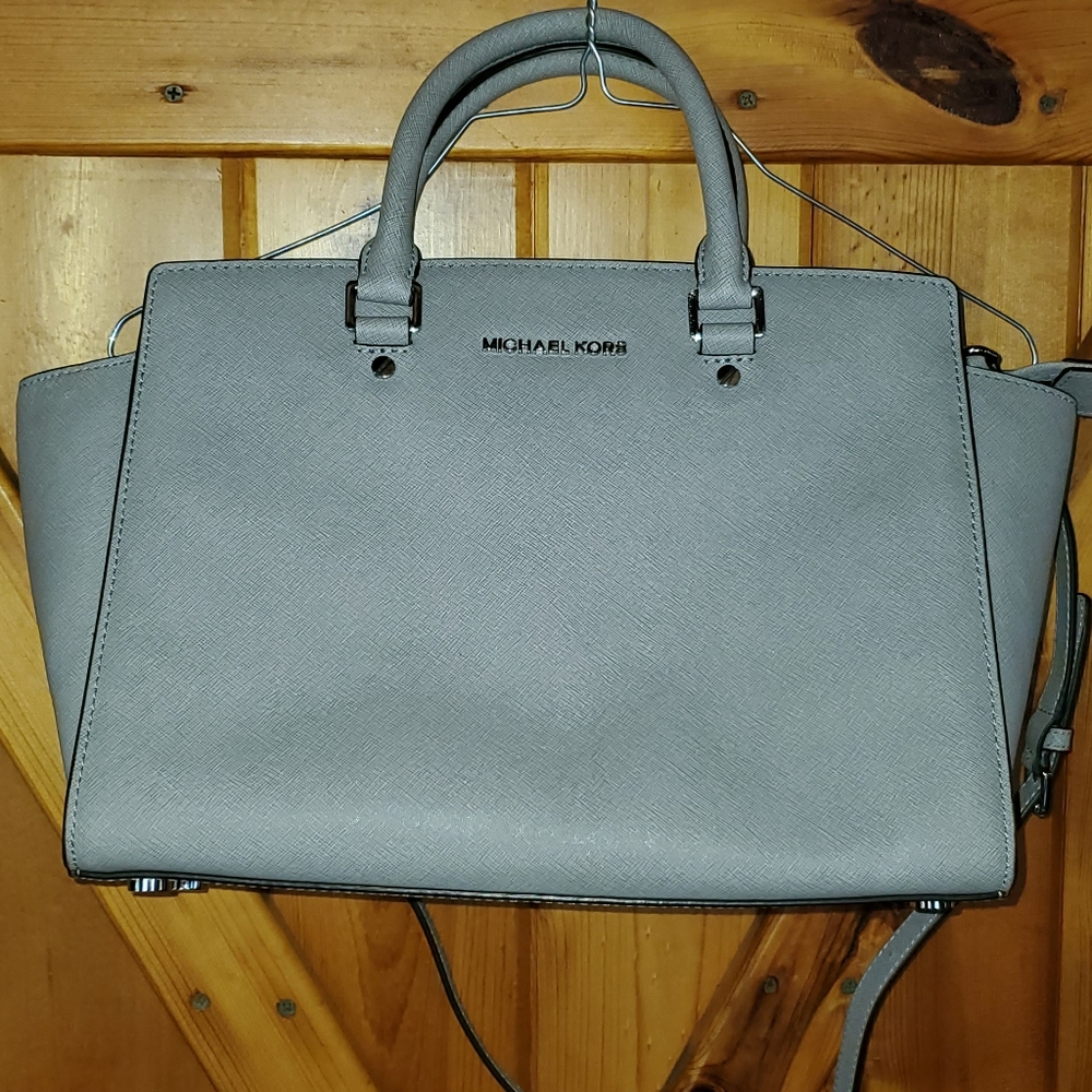 MK Gray Handbag